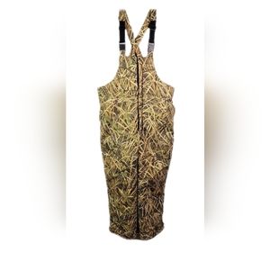 Mount'n Prarie Skyline Camo Fall Fight Duck Camo Hunting Overall Bibs Men's XL